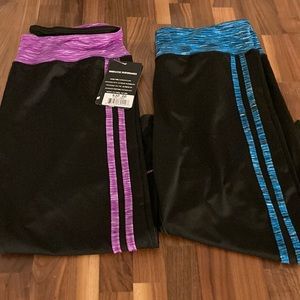 2 Pairs of Game Time Workout Capris Women’s Sz.L